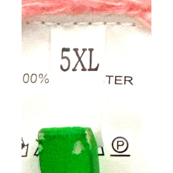 Striped Colorblock 5XL Pink Cream Gray Cardigan Sweater Striped Open Tight Knit - Picture 6 of 10